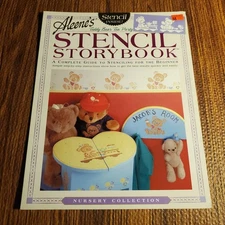 Aleene's Stencil Storybook Teddy Bear Tea Party 1998 Craft Guide