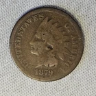 1879 Indian Head One Cent 1c Coin #AB131