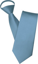 3.15  Solid Color Pre-tied Adjustable Necktie for Business and Wedding