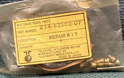 #ad NEW GENIUNE WISCONSIN SUBARU ROBIN 214 62302 07 CARBURETOR REPAIR KIT $21.33