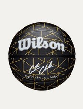 Caitlin Clark WNBA Wilson Repetition Black Yellow Basketball Size 5 NEW