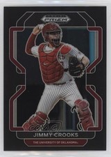 2022 Panini Prizm Draft Picks Black Jimmy Crooks III #PDP127 0c6