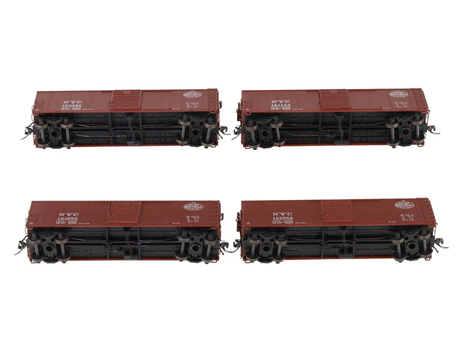Broadway Limited 1752 HO NYC Specification 486 40' Steel Boxcar (Set of 4) EX - Image 3 of 4