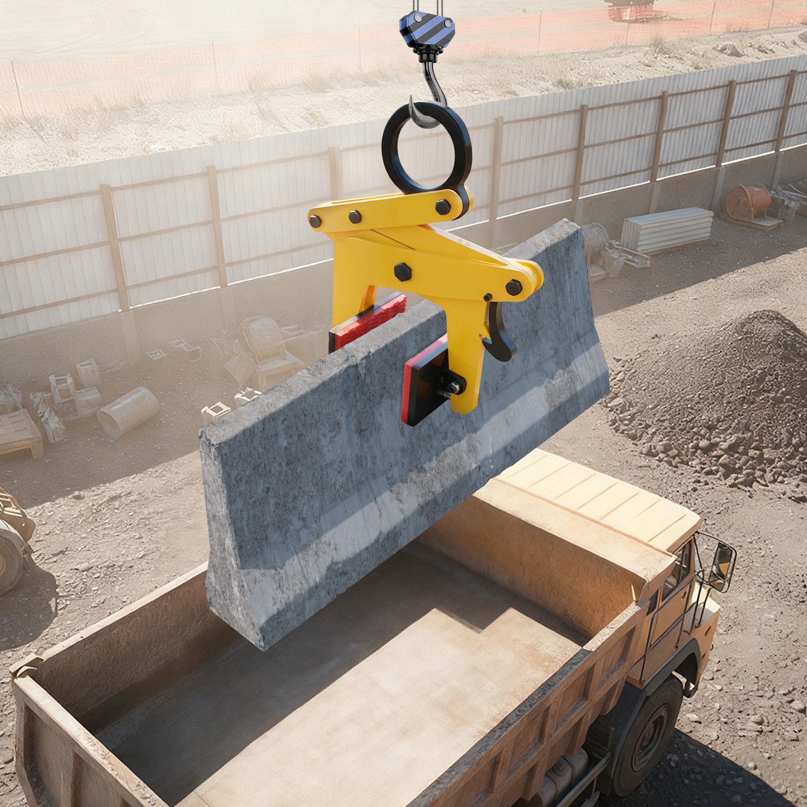 Slab Lifting Clamp, Heavy Duty Stone Lifting Equipment, 1.18-3.35in Adjustable