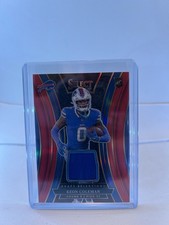 2024 Panini Select - Draft Selection Memorabilia Keon Coleman #DSM-KCN Red Prizm