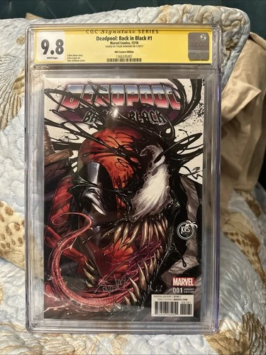 Deadpool: Back In Black#1 CGC GRADE 9.8 And Signed By Tyler Kirkham
