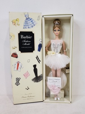 PRIMA BALLERINA SILKSTONE BARBIE DOLL 2009 GOLD LABEL MATTEL P4753 NRFB