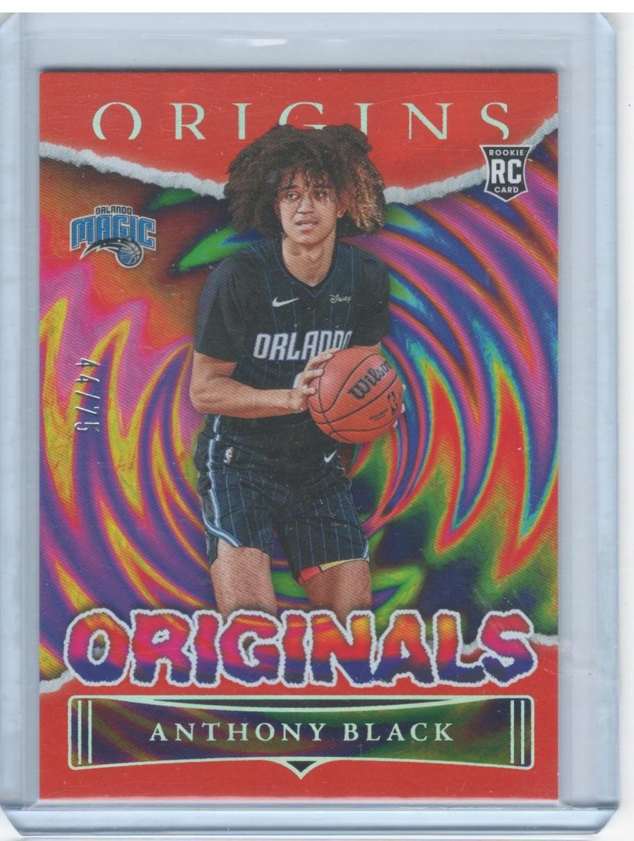 Anthony Black 2023-24 Panini Origins #9 Originals Red SN Orlando Magic #/75