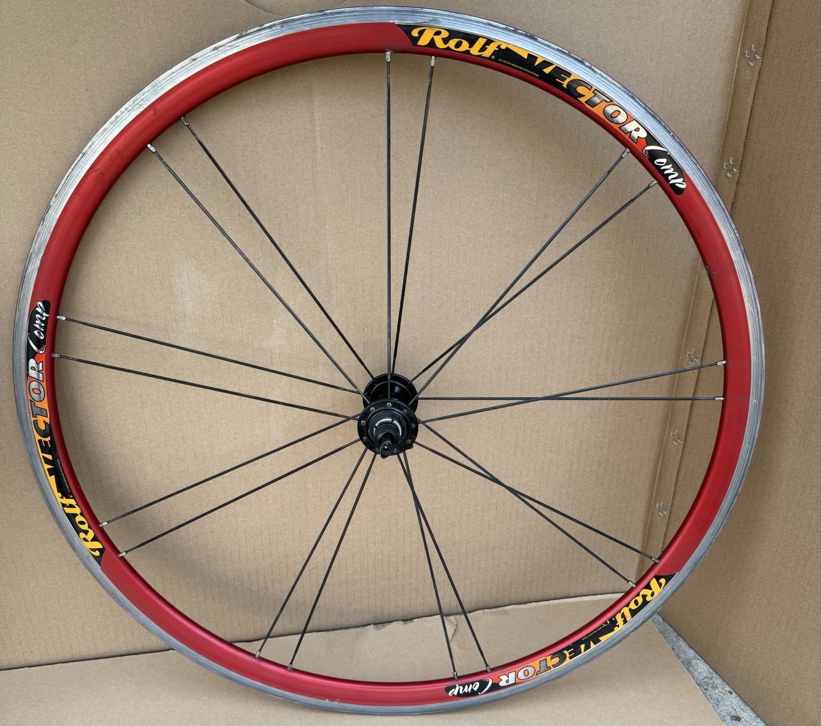 Rolf Vector Comp Rims Rolf Vector Comp Wheelset | 700c | 8-10 Speed | 18/20h Aero | Burgundy ...