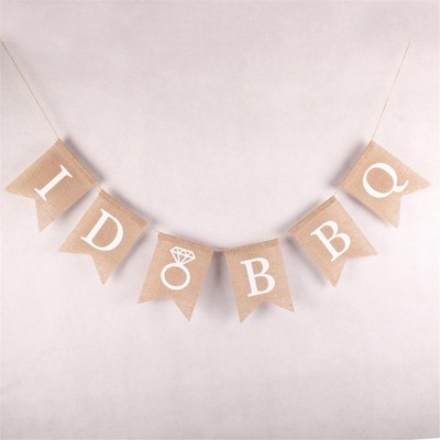 Hängen in ''I DO BBQ'' Form für Hochzeitsfeiern