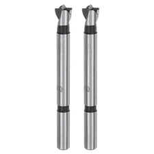 2pack Forstner Drill Bit 25/64"(10mm) Multi-tooth Woodworking Drilling Hole Tool