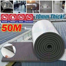 50M Aluminium Foil Insulation Foam Self Adhesive Thermal Sound Proof Closed Cell