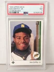 1989 Upper Deck #1 Ken Griffey Jr. Star Rookie Card * Graded PSA 7 NM *