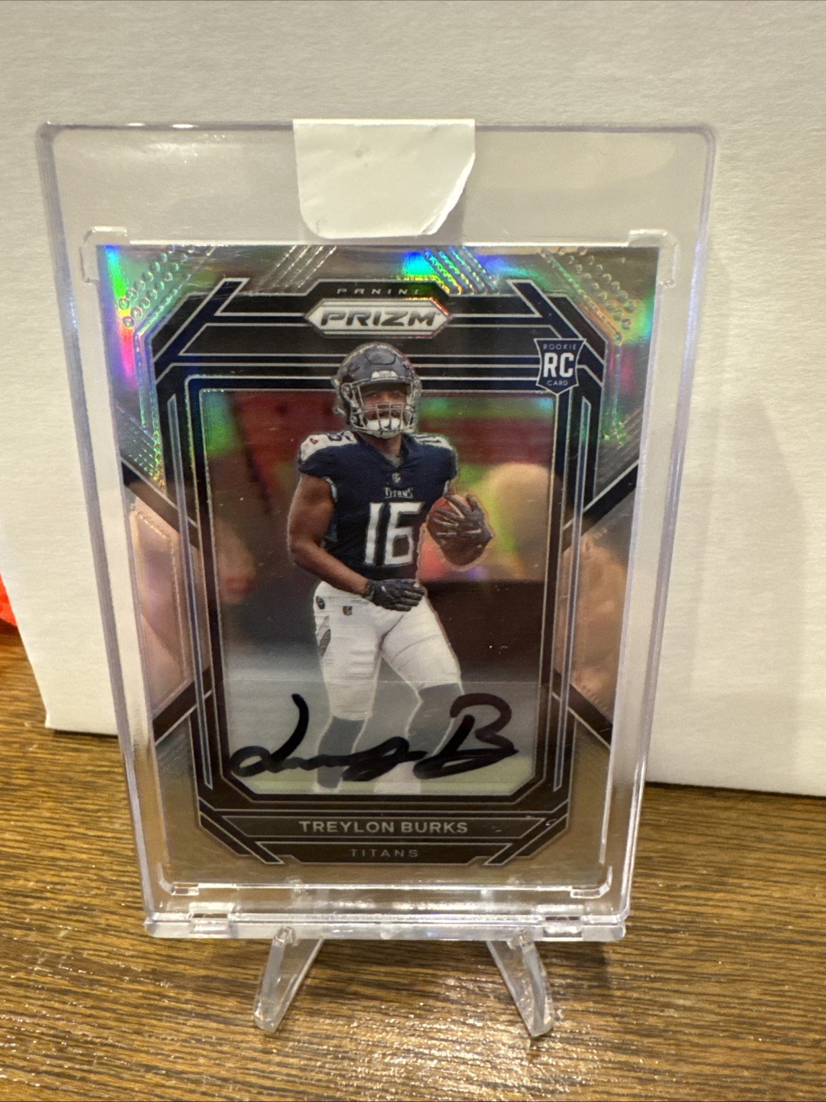 2022 Panini Prizm - Rookies Treylon Burks #313 Silver Prizm Autographs (AU, RC)