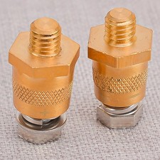 1pair Battery Pole Adapter Brass Terminal Connector M8 Thread Adapter