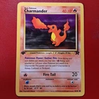 Charmander 50/82 Team Rocket Regular First Edition Pokémon Card Wotc Lp