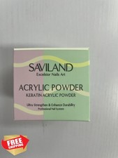 SAVILAND Clear Acrylic Powder 5.29oz Professional Nail Extension Sculpture
