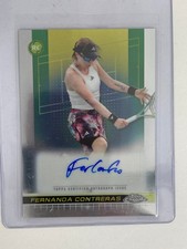 TOPPS TENNIS CHROME 2024 FERNANDA CONTRERAS  AUTOGRAPH .
