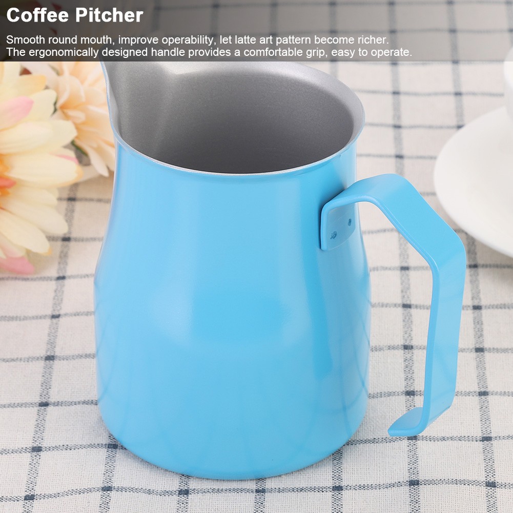 550ml Stainless Steel Thicken Milk Frothing Cup Jug Coffee Pitcher Latte Ar BAJ