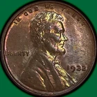 1933 Lincoln Wheat Cent Uncirculated UNC Coin, Cleaning #43454