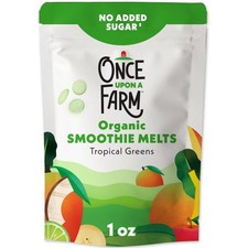 Organic Smooth Melts Baby Snacks - Tropical Greens - 1oz: Age 7 Months