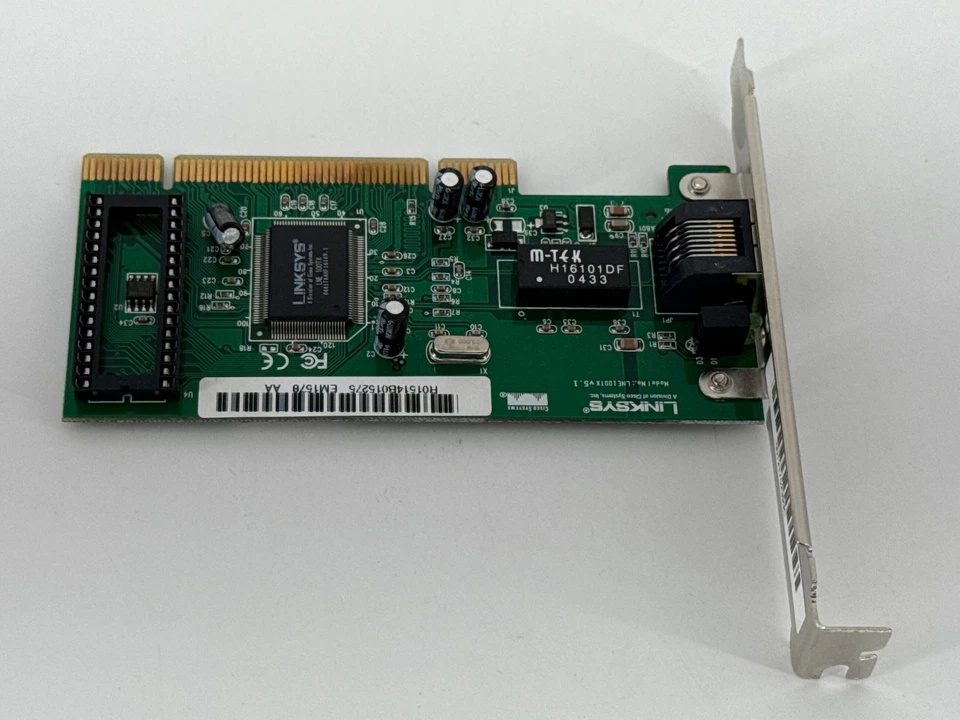 Linksys LNE100TX EtherFast 10/100 LAN PCI Network Card V5.1 Ethernet Adapter - Image 4 of 4