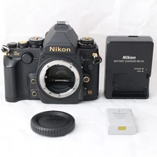 Nikon Df Gold Edition Black Digital SLR Camera DFBKGE w/Body cap,battery,charger