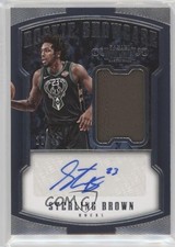 2017 Panini Dominion Rookie Showcase Jersey Autos 10/49 Sterling Brown Auto s3g