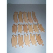 Lot Imaginarium Wooden Train Track 3" 6" Curved Brio Thomas -0618T23