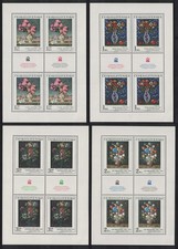 Czechoslovakia Art Paintings 11th series 4v Sheetlets 1976 MNH SG#2313-2316