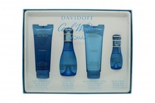 Image of Davidoff Cool Water Woman Gift Set 50ml EDT + 75ml B/L + 75ml S/G + 15ml EDT
