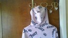 Juicy Couture Sleepwear 1-Pc Cozy ZipUp Hooded Pajama Girls 7/8 Pink Logo *Flaw — photo 5