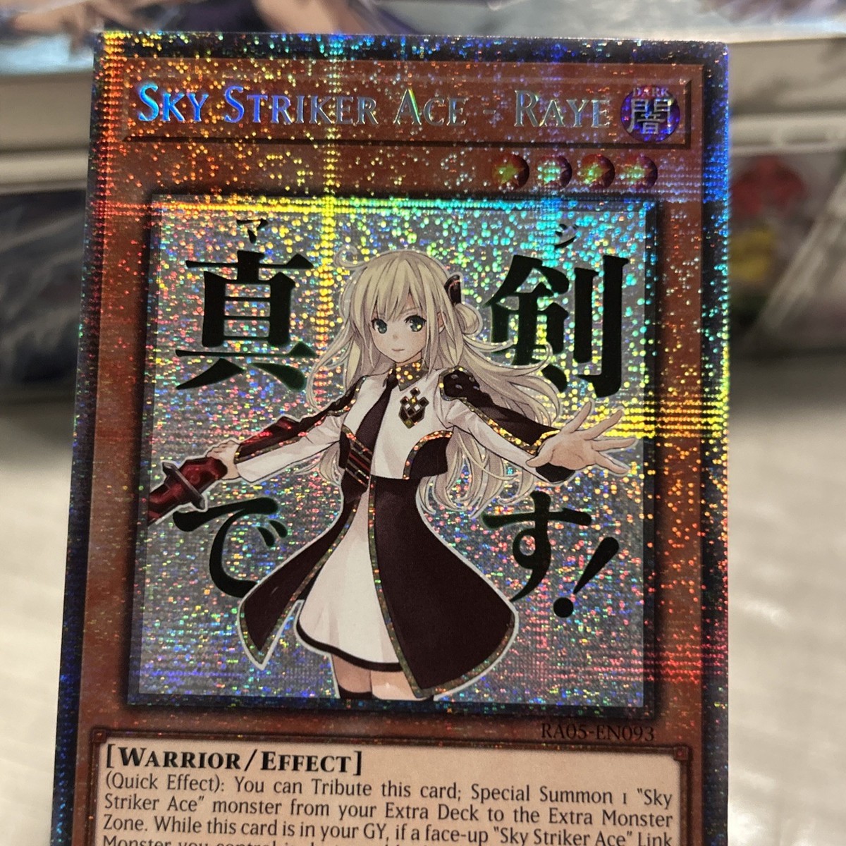 Yu-Gi-Oh! Sky Striker Ace - Raye RA05-EN093 Starlight Rare 1st