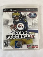 NCAA Football 14 (Sony PlayStation 3, 2013) PS3 Manual + Disc + Case CIB