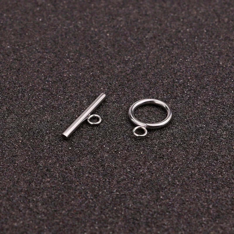 20 Sets Stainless Steel silver 2*15mm Toggle Clasps Chunky OT Clasp - Image 2 of 2