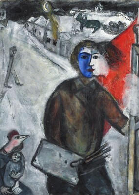Between Darkness and Light : Marc Chagall : 13x19 Archival Art Print