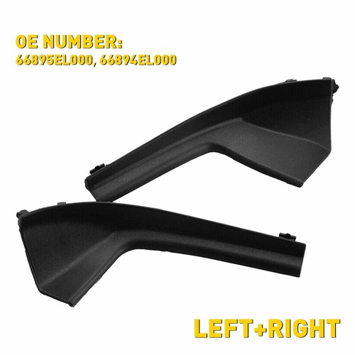 FOR 2007-2011 NISSAN VERSA LEFT + RIGHT COWL OUTER SIDE GRILLE EXTENSION - TRIM - Bild 12 von 17