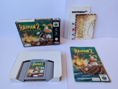 Rayman 2 The Great Escape N64 komplett inkl Karte guter Zustand