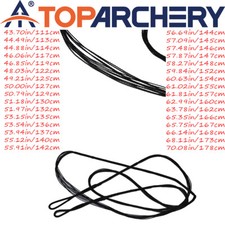 Corda ad arco 43-70 pollici Dacron corda pronta arco ricurvo arco lungo fatto a mano