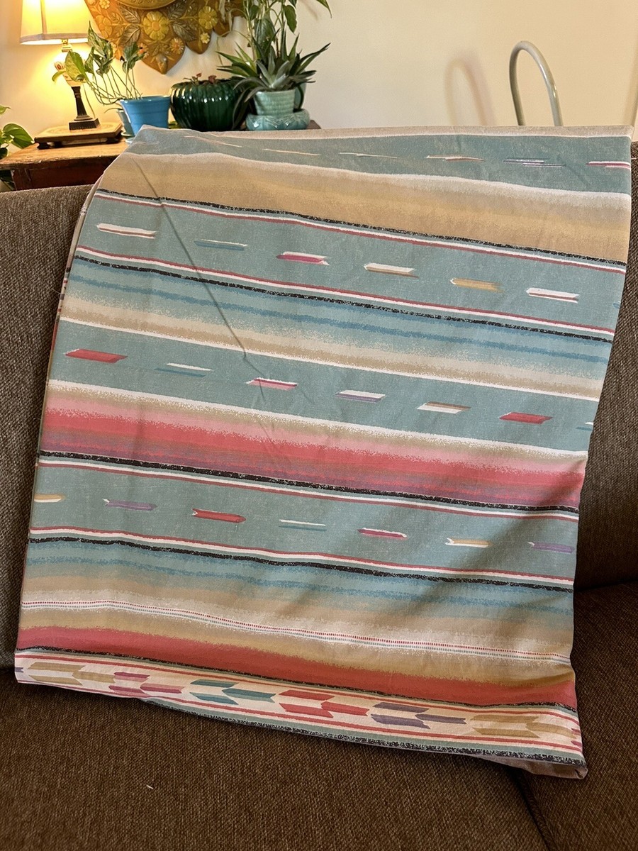 Vintage Ralph Lauren Sheet FLAT Mesa QUEEN Southwestern Serape Rare