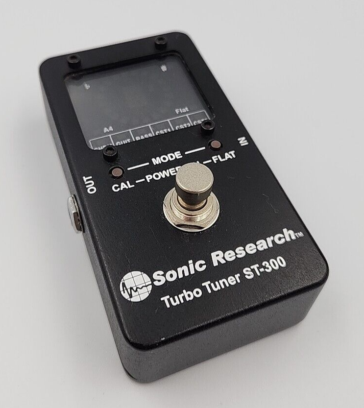【Sonic Research】 ST-300 mini tuner Sonic Research ST300 Mini Strobe Pedal Tuner | Elderly