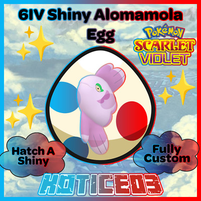 Alomomola   SHINY 6IV EGG   Pokemon Scarlet & Violet   TEAL MASK DLC  