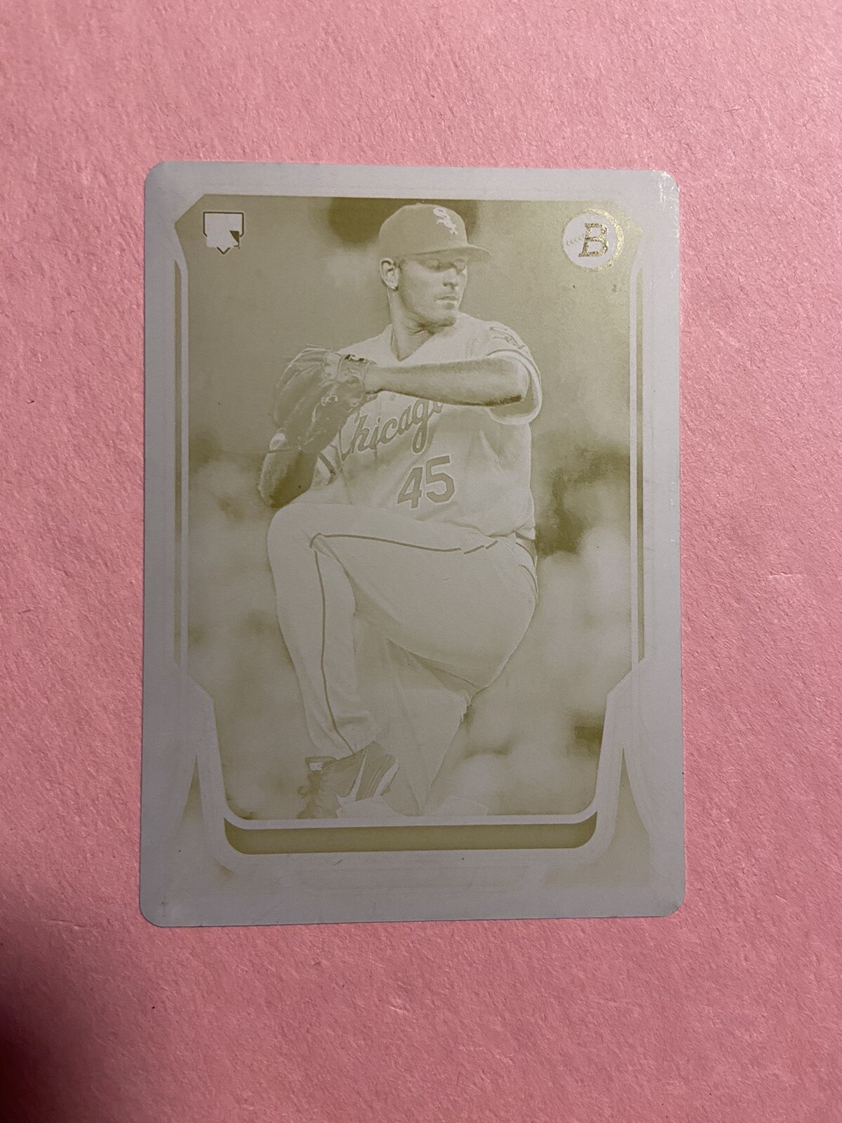 2014 Bowman Printing Plate Yellow 175 Erik Johnson /1 (RC) for sale