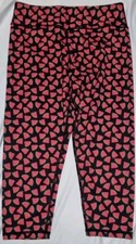 Funky Fox Fitness Leggings - Watermelon Print - Size Small 