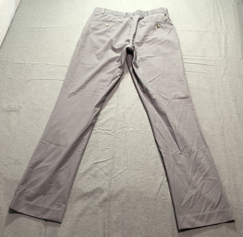 Apt. 9 Dress Pants Men's 30x32 Straight Trousers Extra Slim Basic Normcore Grey - Picture 4 of 10