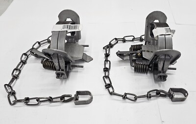 (PK2) Duke # 2 CS Coil Spring Trap 0490 Coyote Bobcat Fox Lynx Trapping