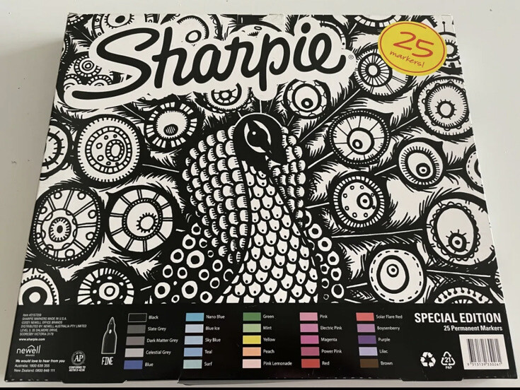 Sharpies: Brand new Special Edition 25 Colourful Fine Point