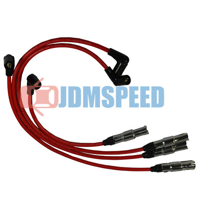 8MM Spark Plug Wire Set 27588 for Beetle Bora VW Golf GTI Jetta 2.0L JDMSPEED