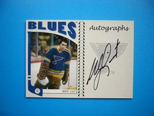 2004/05 IN THE GAME NHL FRANCHISES CARD #A-ML MIKE LIUT NM AUTO AUTOGRAPH ITG