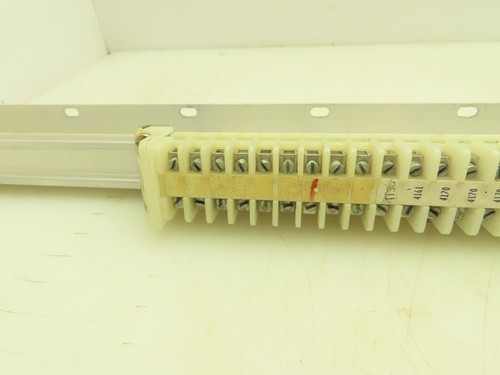 Allen Bradley 1492 Style F White Terminal Block (150 pcs) 36" Aluminum DIN Rail - Picture 5 of 6